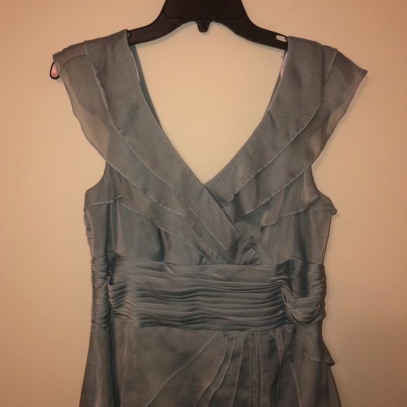 Layered Ruffle Chiffon Dress Size 10 - Picture 4 of 8